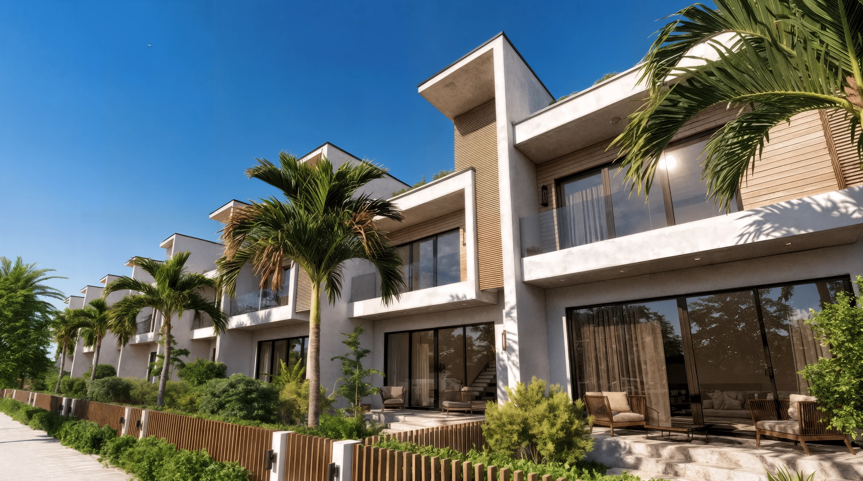 Coral Ridge Townhomes – front view.